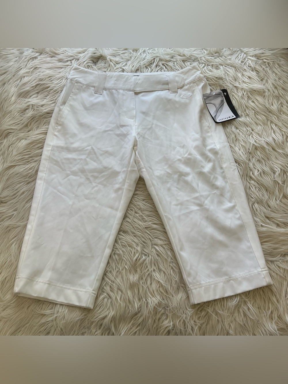 NWT Oakley Golf Albatross Capri Pants White Women’s Size 8